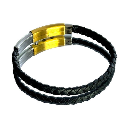 Hephaestus Bicolor Leather Armlet